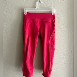 Lululemon Crop Legging with Zipper Side Pockets